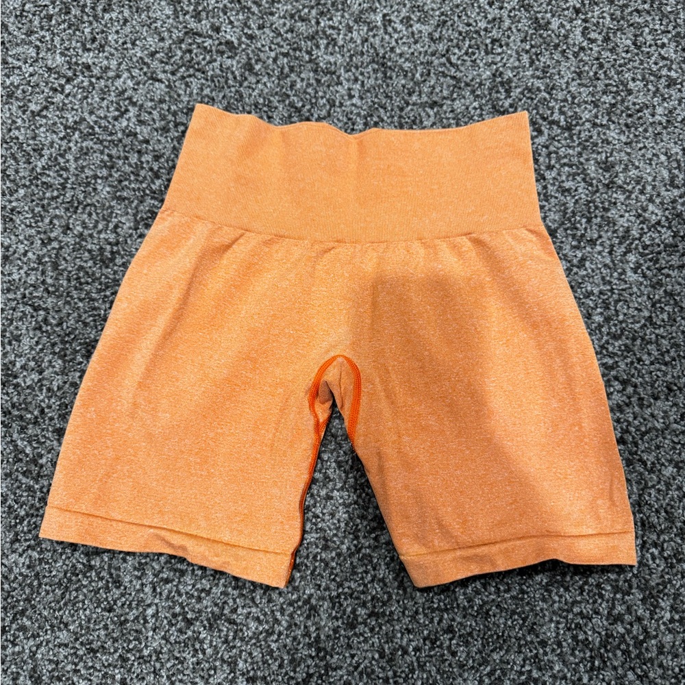 NVGTN Women's Orange Bike Shorts